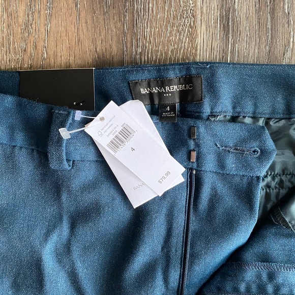 NWT Banana Republic blue dress pants size 4 - Picture 4 of 5